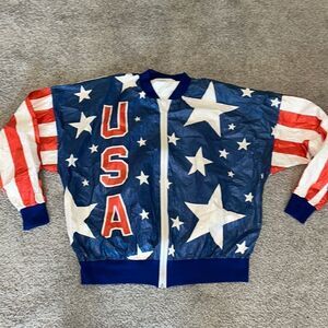 Barcelona Olympics‎ Dream Team Tyvek Jacket Windbreaker USA 1992 General Mills